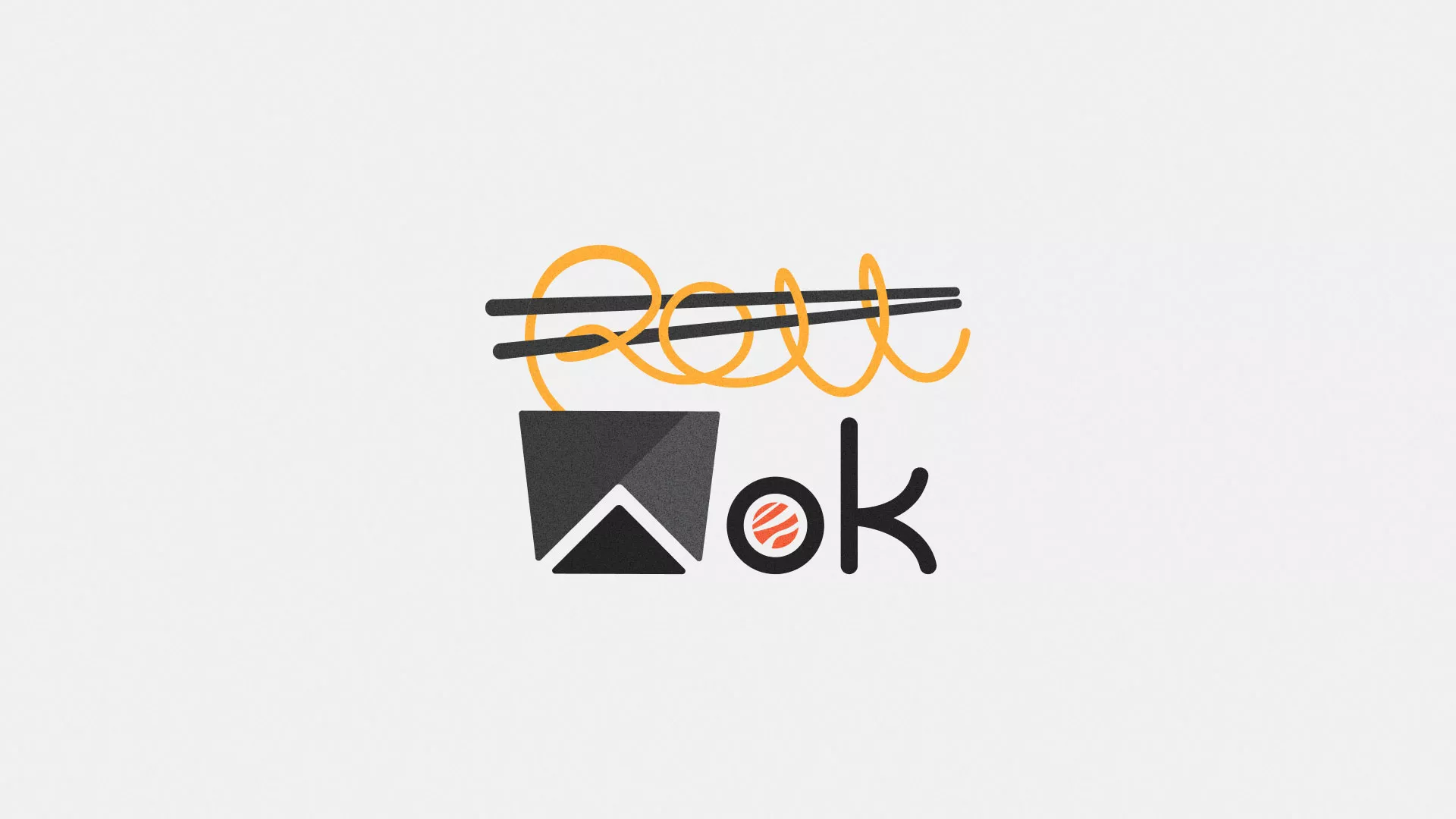 Разработка логотипа в Козельске для суши-бара «Roll Wok Club» Разработка логотипа в Козельске для суши-бара «Roll Wok Club»